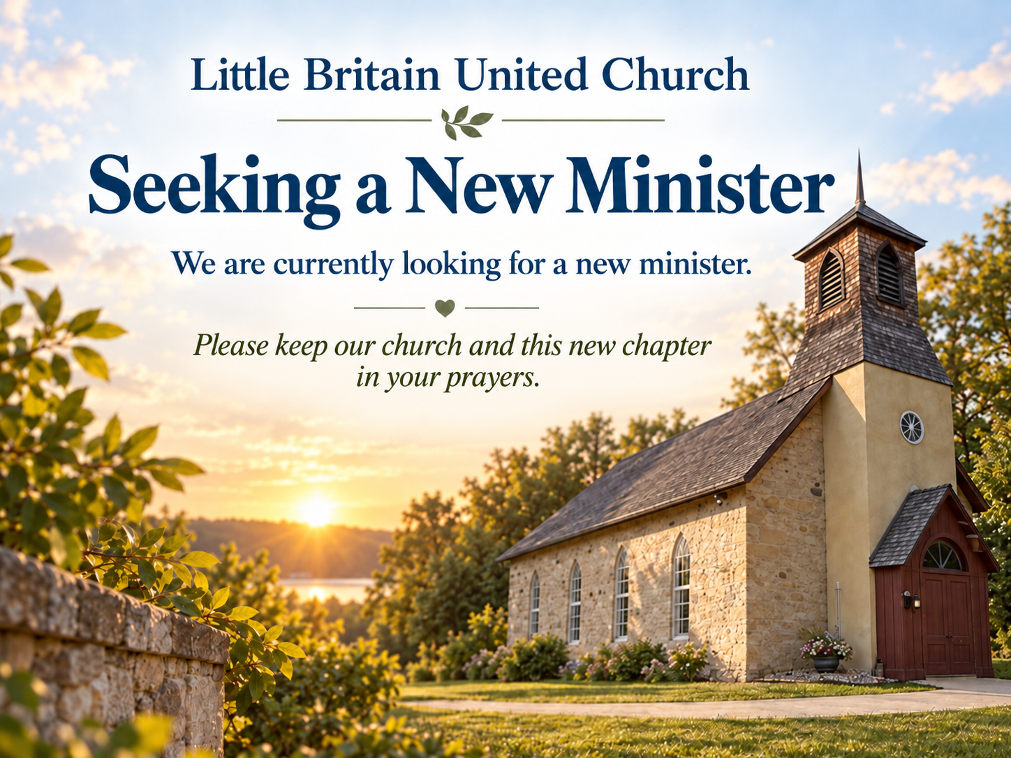 Seeking a New Minister